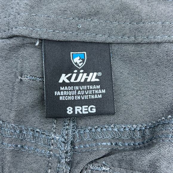 Kuhl Womens Size 8R Grey Zip Thigh Pocket Outdoor Adventure Pants Stretch - Picture 9 of 15